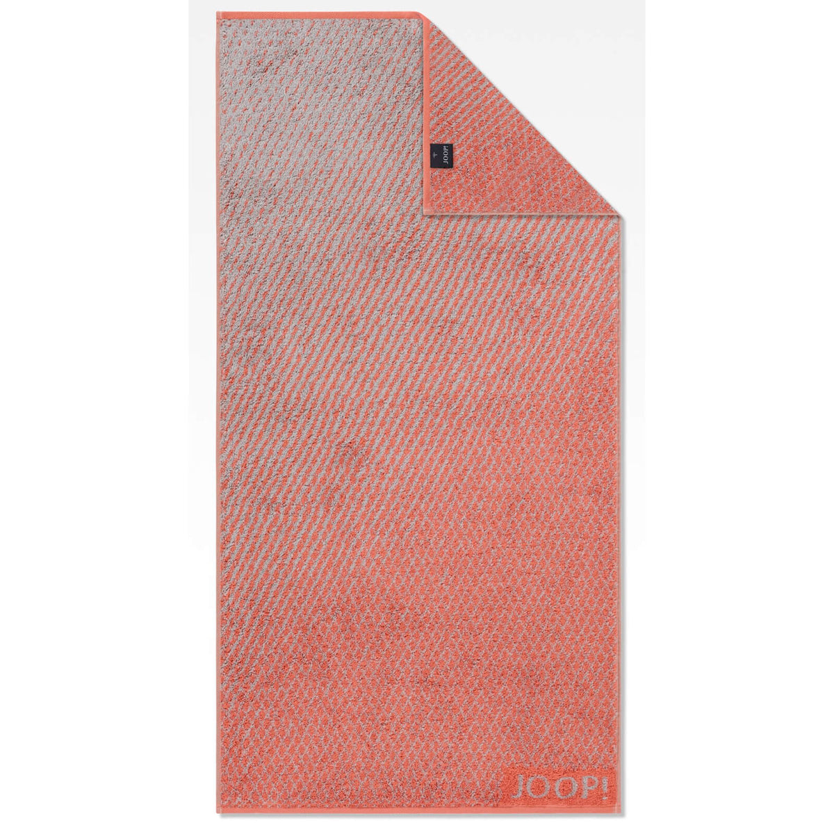 handtuch frottierruch diamanten orange grau abtrockentuch