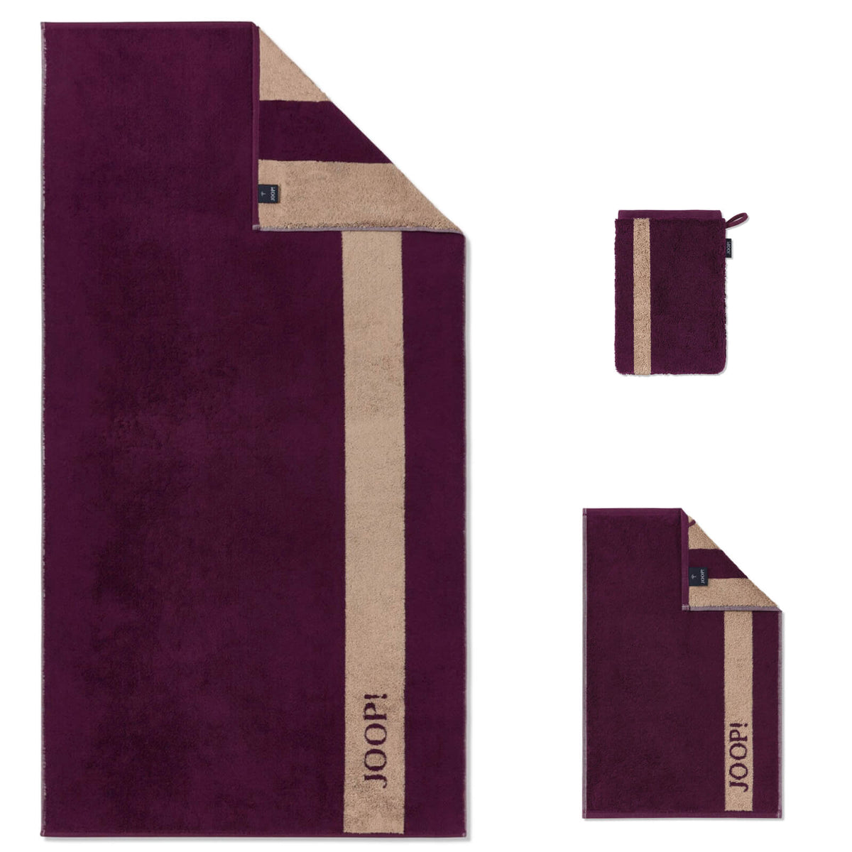 frottiertuch abtrockentuch joop 1678 83 plum