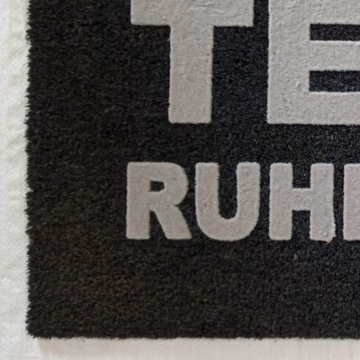 tuervorleger vorleger spruch grau