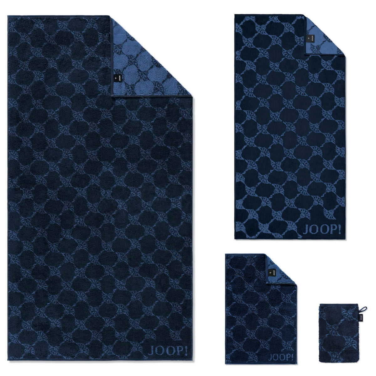 joop frottiertuecher 1611 14 navy classic cornflower