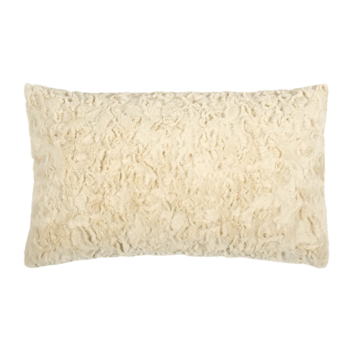 kissenbezug flauschig kunstfell natural