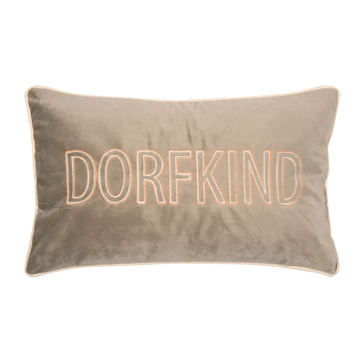 kissenhuelle kissenbezug schriftzug spruch beige
