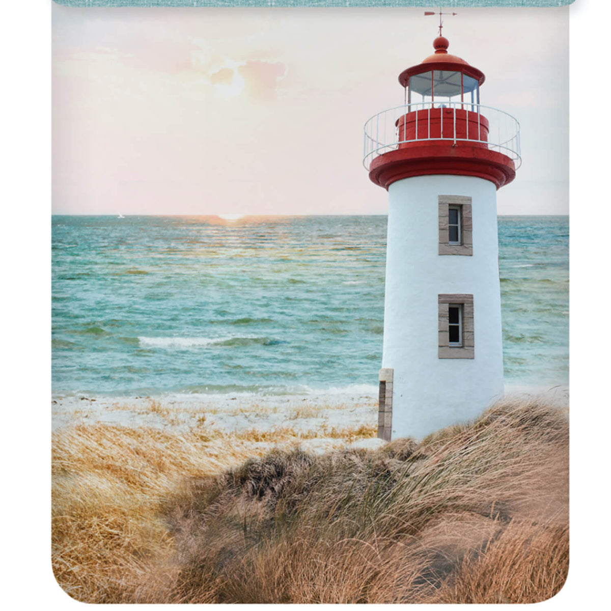 bettwaesche lighthouse meer blau baumwolle renforcé