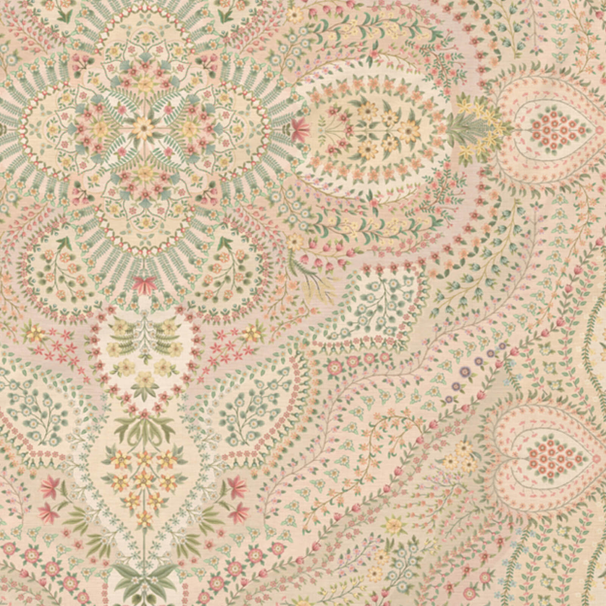 bettgarnitur bettwaesche pflanzen mandala blaetter