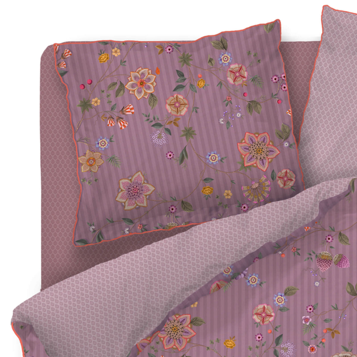 bettgarnitur bettwaesche mohn streifen bettgarnitur bettwaesche blumen streifen blattmuster