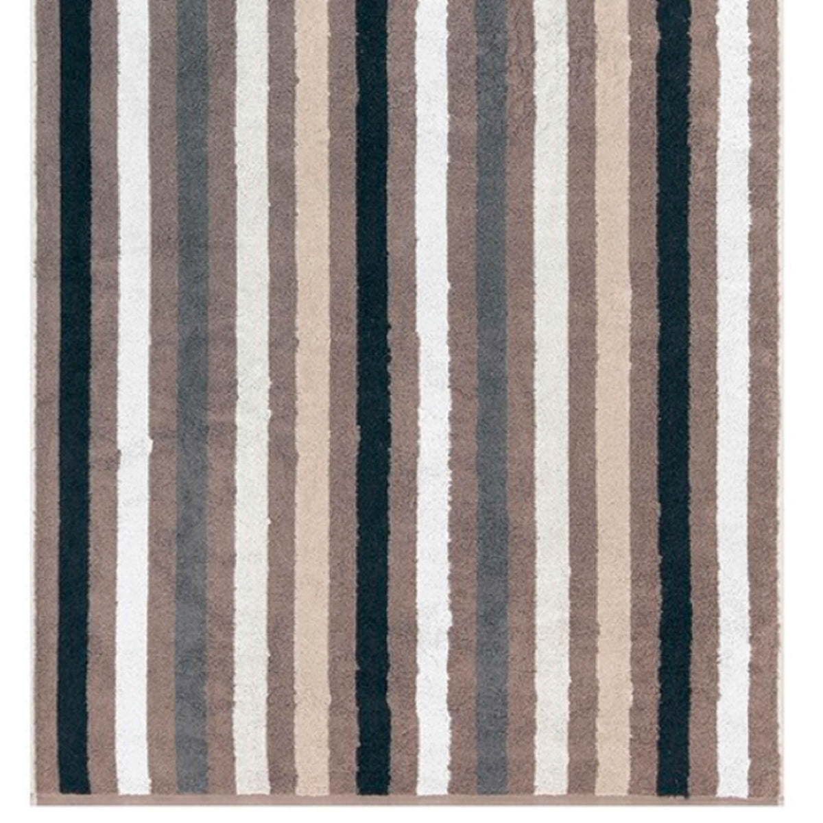 saunatuch badetuch gestreift cawoe 347 graphit 37