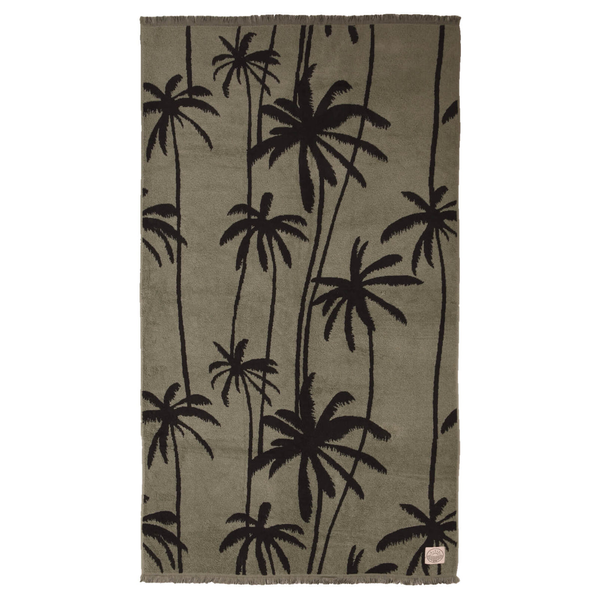 handtuch liegetuch jacquard baumwolle palme