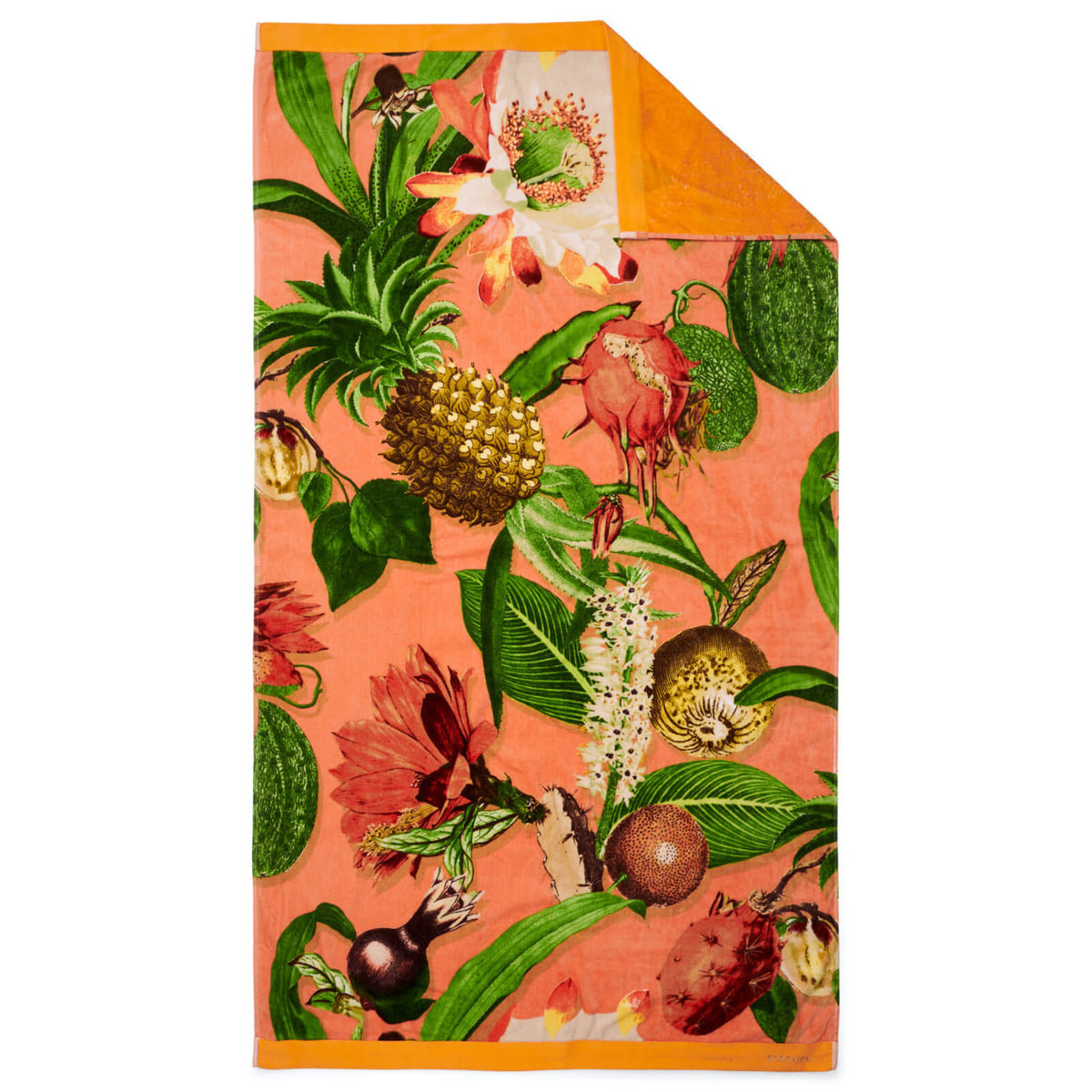 strandhandtuch catherine essenza orange baumwolle frottee