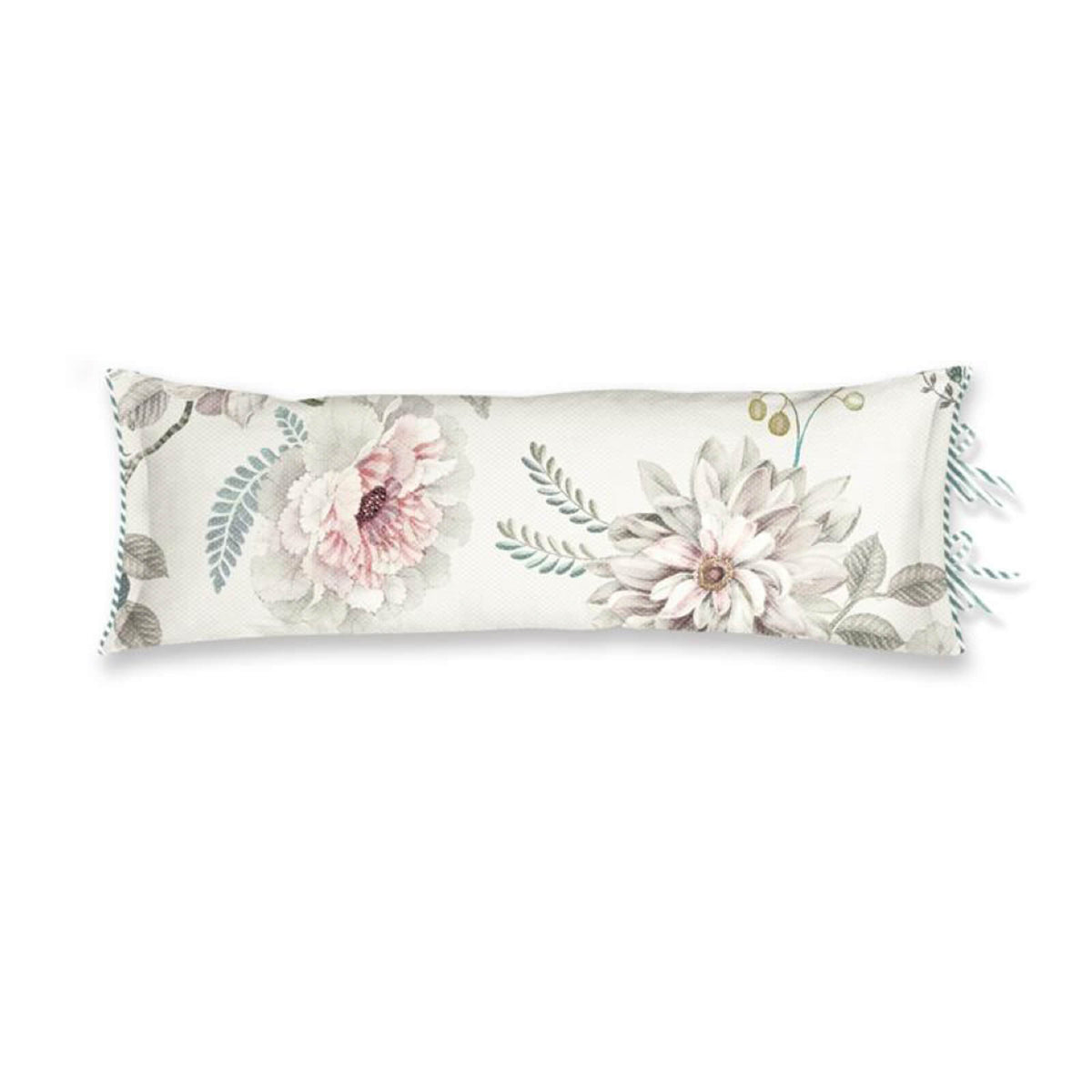 zierkissen gebluemt floral wende weiß