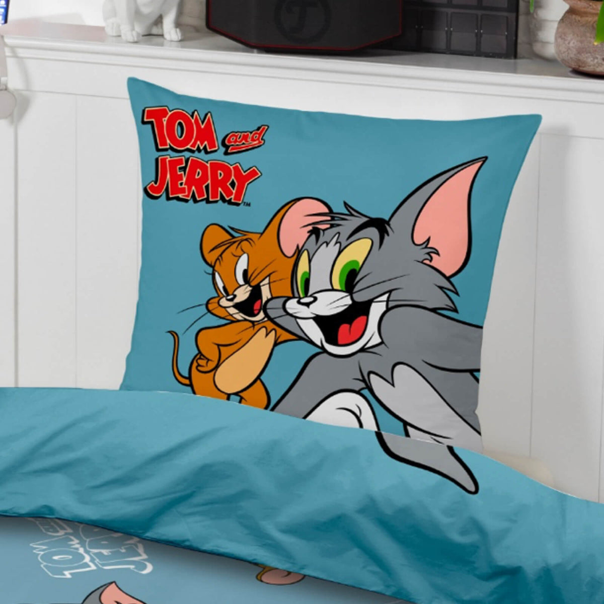 bettwäsche bettgarnitur katze maus serie kinder
