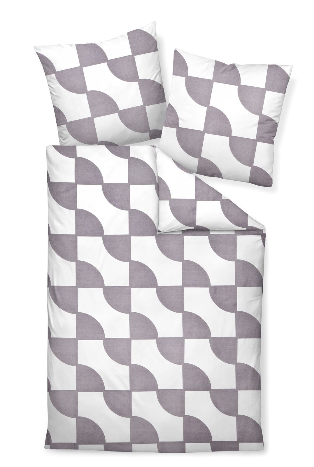 bettwaesche janine platin kreise mako satin