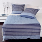 Janine Bettwäsche J.D. 87020-02 blau Mako Satin