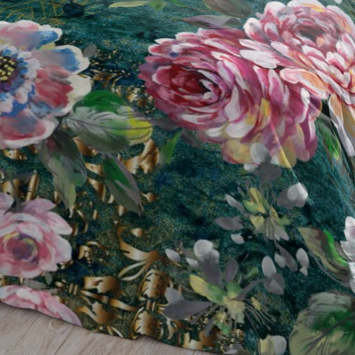 bettwaesche trendy bedding fleur blumen pfingsrose