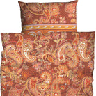 bettwaesche casatex orientalisch mandala orange satin