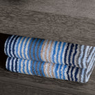 Cawö Handtücher Unique Stripes 944 11 Saphir Duschtuch Gestreift Frottier
