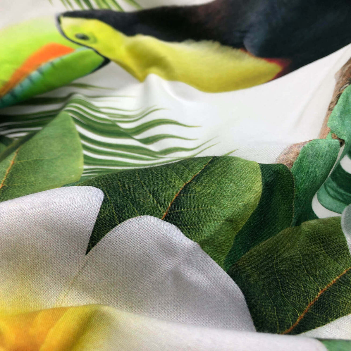 Schwanberg Bettwäsche Jungle Dschungel Bunt Papagei Tukan 