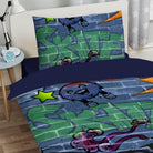 espcio wende bettgarnitur sleep and dream graffiti skater skateboard 