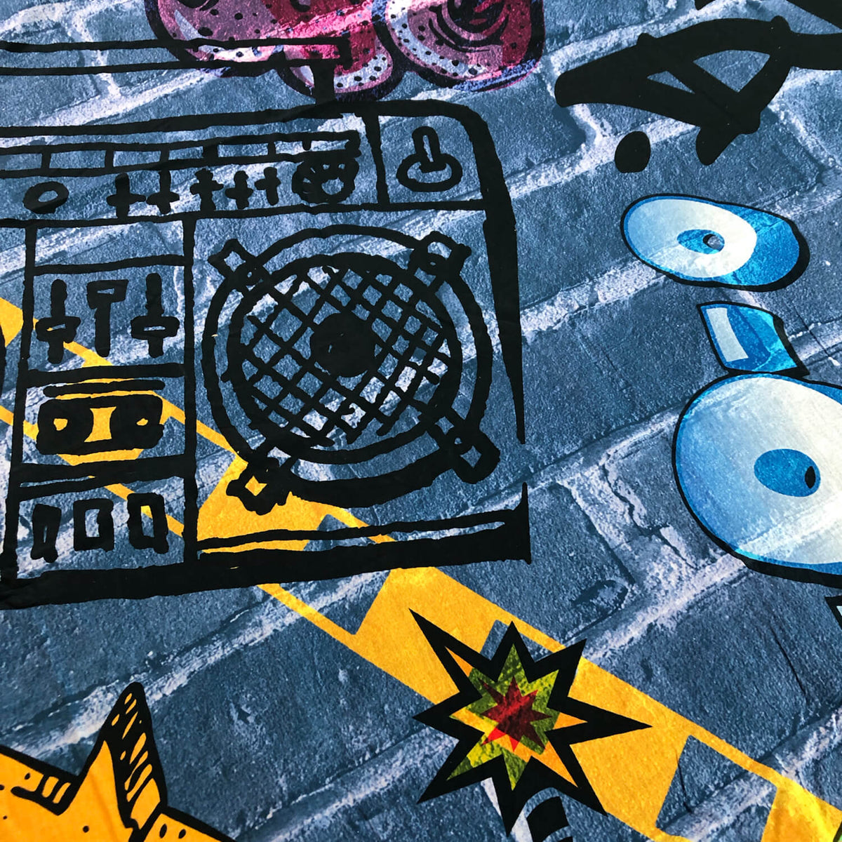 espcio wende bettgarnitur sleep and dream graffiti skater skateboard 