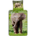 ESPiCO Bettwäsche Elephant Rüssel Wüstenelefant Gras