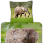 ESPiCO Bettwäsche Elephant Rüssel Wüstenelefant Gras 