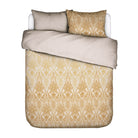 bettwaesche gemustert ornamente vanille