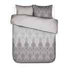 bettwaesche gemustert ornamente grau