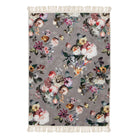 ESSENZA Teppich Fleur Taupe Blumen Blüten Geblümt Floral Accessoire 