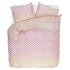 Esprit Bettwäsche Rainns Pink Rosa Orange Regentropfen Farbverlauf Streifen Gestreift Wendeoptik Satin