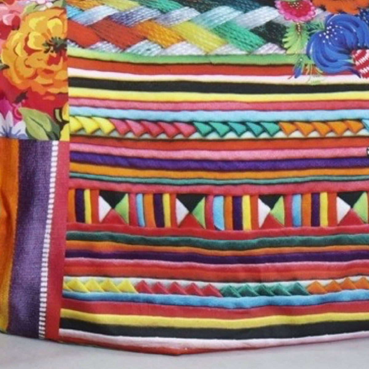 Essenza Bettgarnitur Noida Multi Satin Patchwork Digitaldruck Blumen Geblümt
