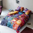 Essenza Bettwäsche Delhi purple Lila Maria Geblümt Sonne Mandala