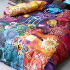 Essenza Bettwäsche Delhi purple Lila Maria Geblümt Sonne Mandala