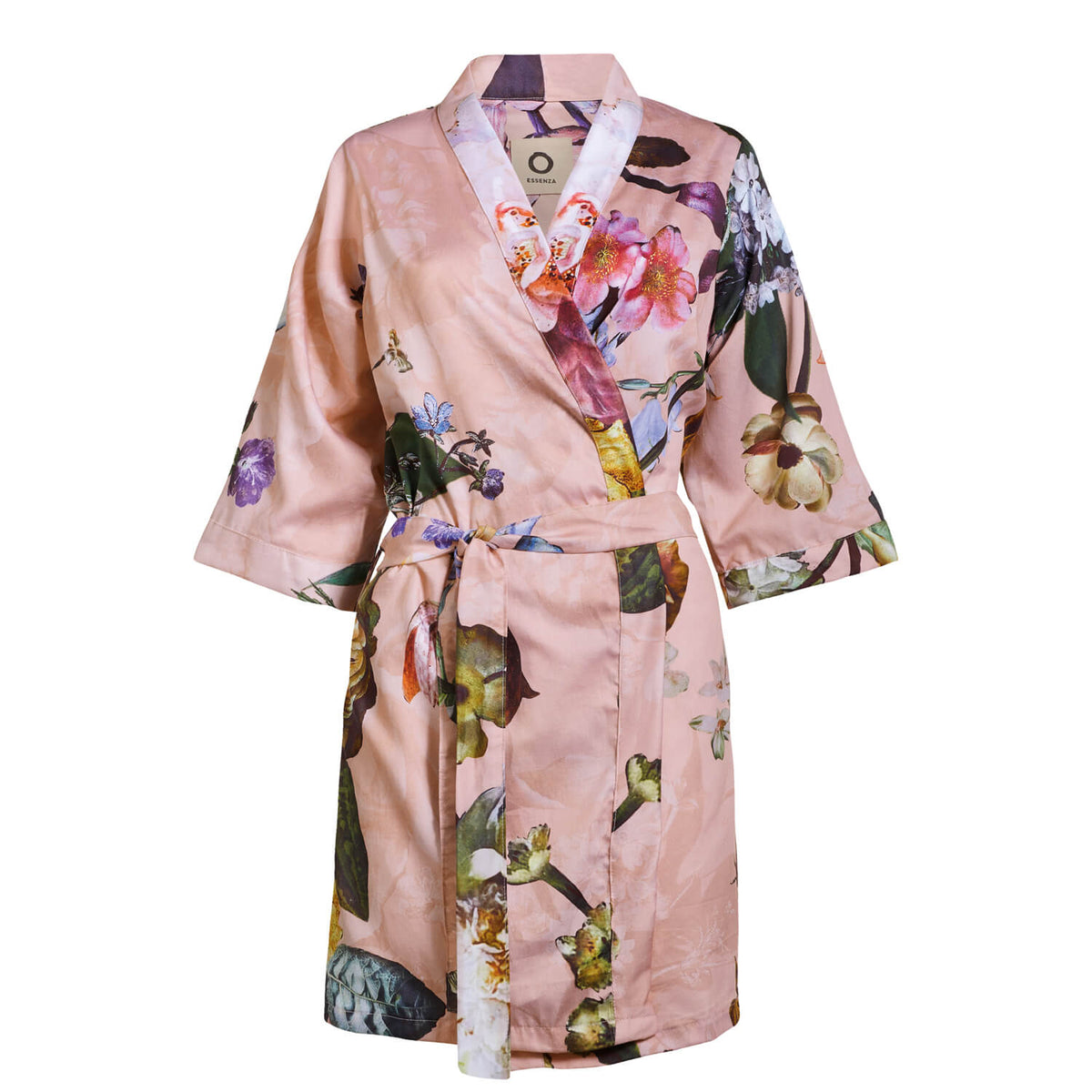 ESSENZA Kimono Morgenmantel Fleur Rose Blumen Blüten Rosen Pflanzen 