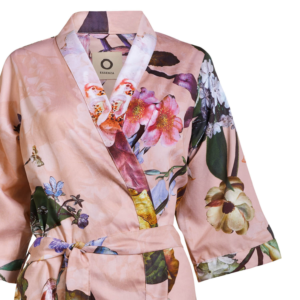 ESSENZA Kimono Morgenmantel Fleur Rose Blumen Blüten Rosen Pflanzen 