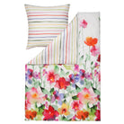 Estella Bettgarnitur Aquarell 4703 985 Bunt Blumen Geblümt Streifen