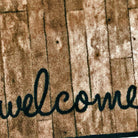 fußmatte schmutzfangmatte welcome holz espico