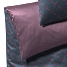 JOOP! Bettgarnitur Cornflower Double 4083 05 Anthrazit Aubergine Wendeoptik Kornblumen Mako Satin