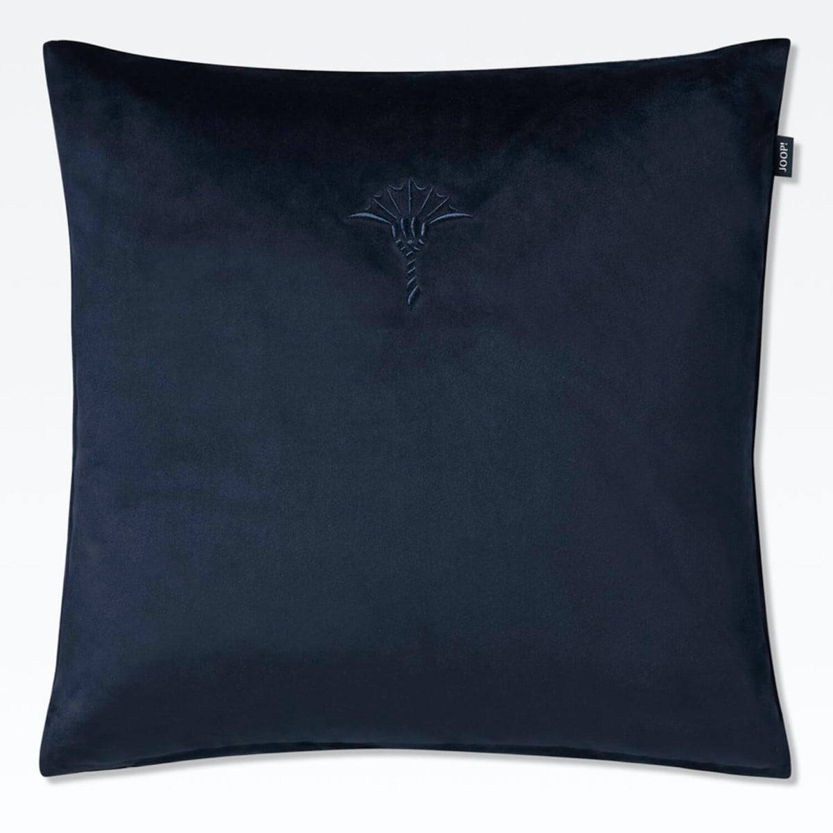 joop! kissenhülle bezug blau polyester samt