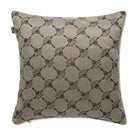 kissen huelle linien schimmer braun blume polyester baumwolle 