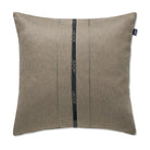kissen huelle linien schimmer braun blume polyester baumwolle 