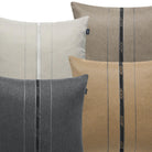 kissen huelle linien schimmer mehrfarbig polyester baumwolle