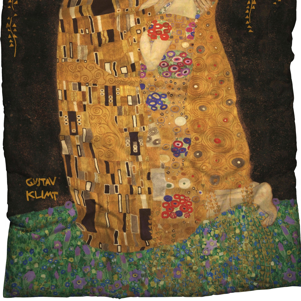 gustav klimt bettwaesche liebespaar baumwolle satin