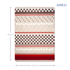 espico pad wohndecke muster herz karo
