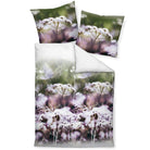 Janine Bettwäsche Modern Art 42023-05 Taupe Grün Blumen Wiese