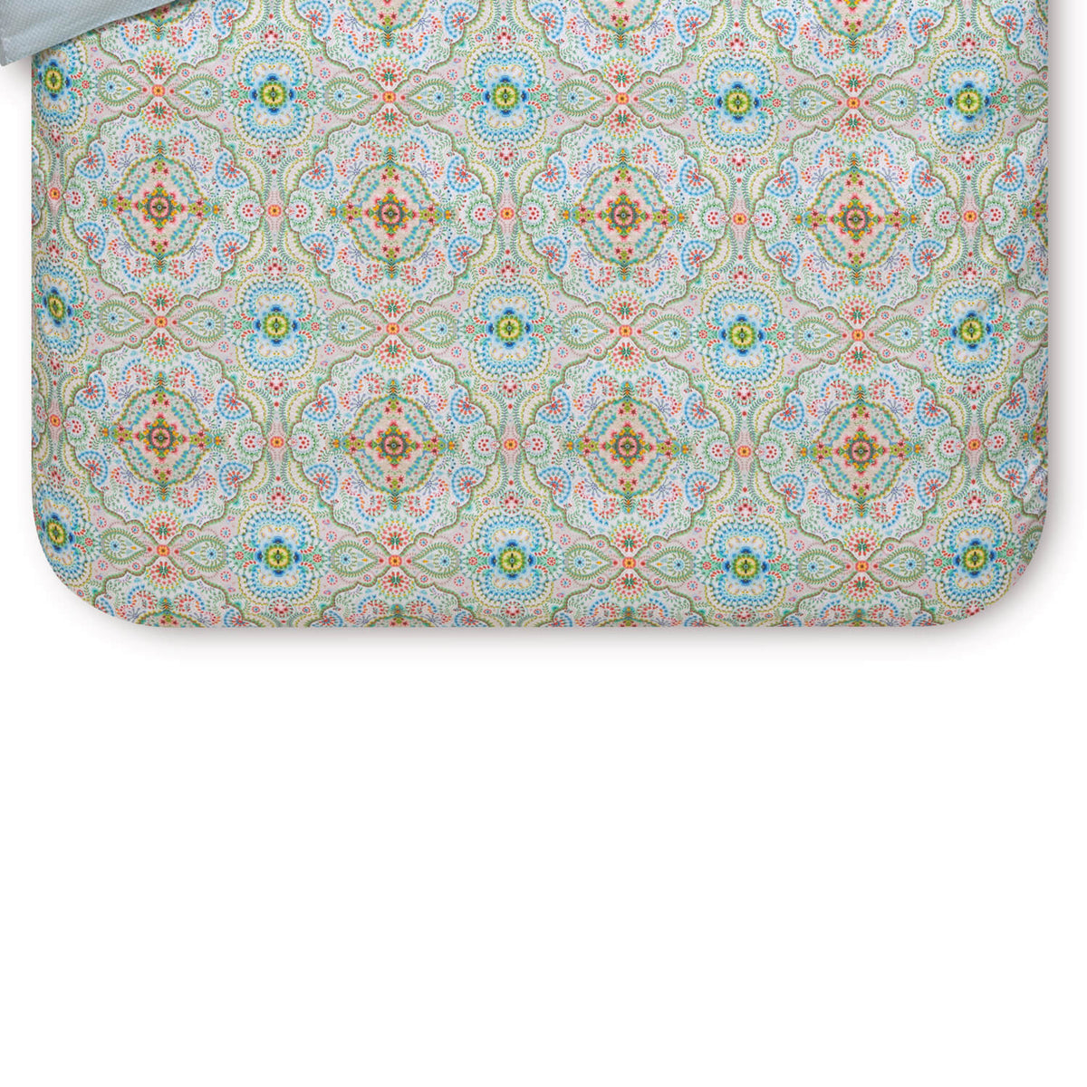 PiP Studio Bettwäsche Moon Delight Weiß Perkal Wendebettwäsche Laken Hellblau 
