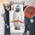 snurk rakete motiv kinder bettwaesche