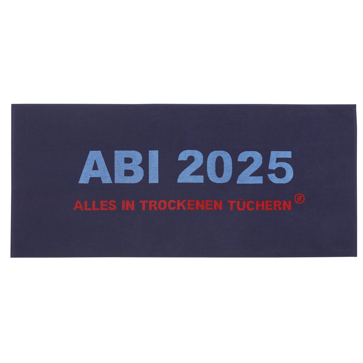abi 2025 strandlaken liegetuch abilaken geschenk blau