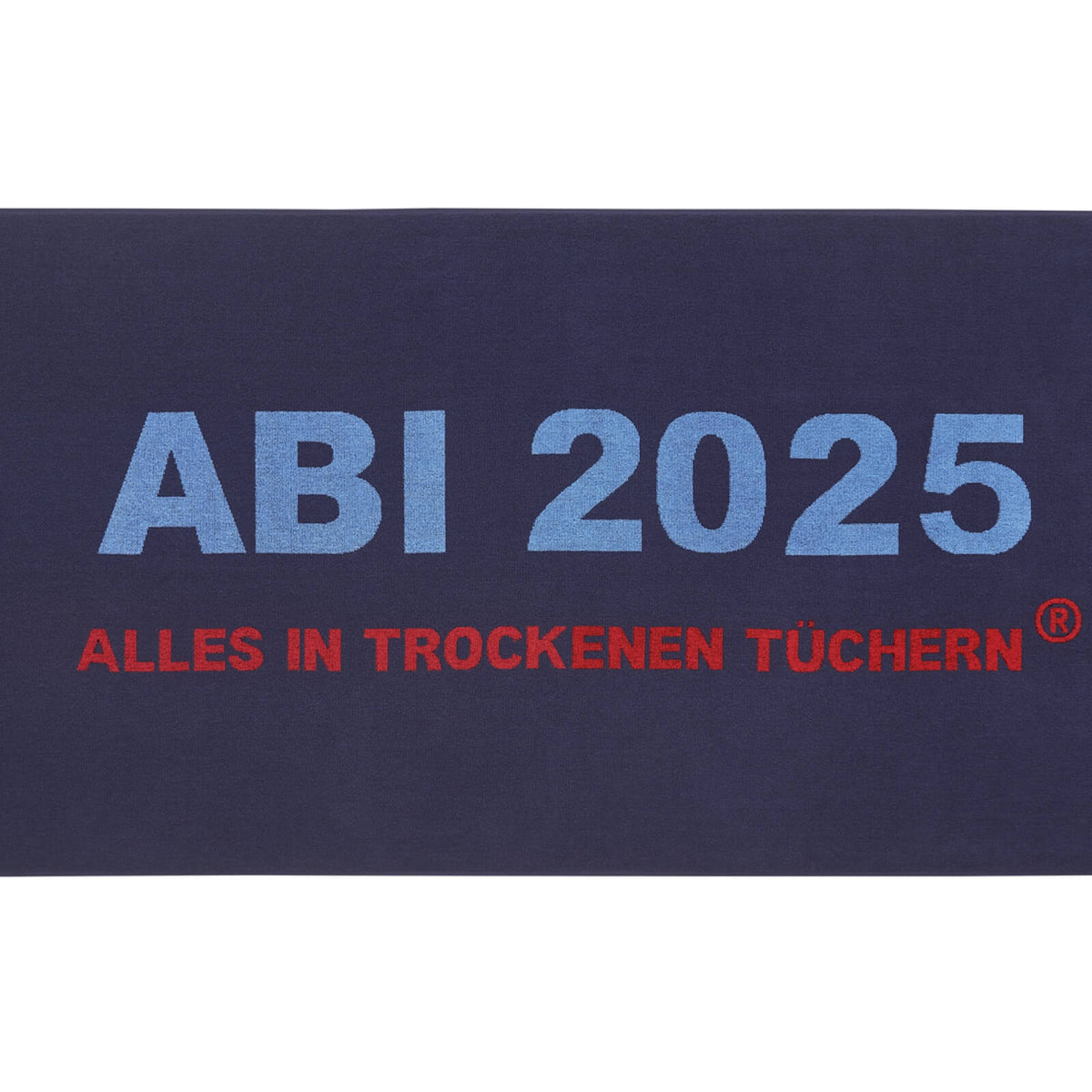 abi 2025 strandlaken liegetuch abilaken geschenk blau