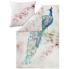 bettwaesche vogel pfau federkleid peacock feder 