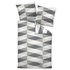 bettwaesche janine opalgrau rauten mako satin