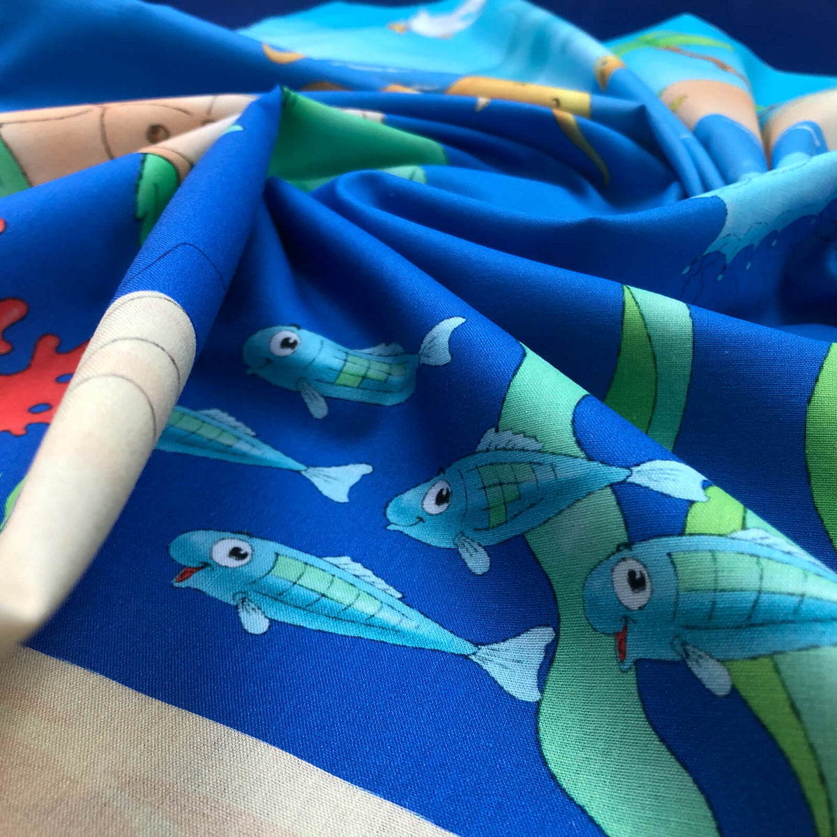 bettwaesche kinder schildkroete delfin